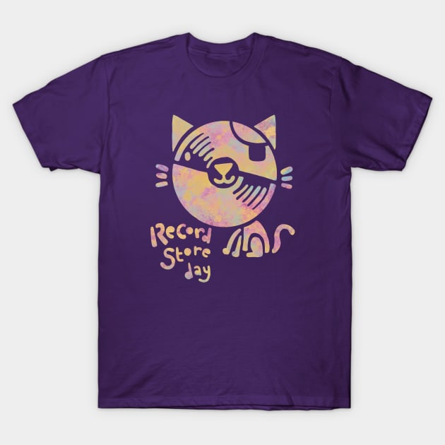 Record Store Day - Pirate Kitty T-Shirt by brockart